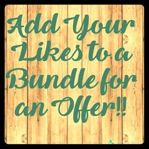 BUNDLE YOUR LIKES AND I’LL SEND YOU A GREAT OFFER!